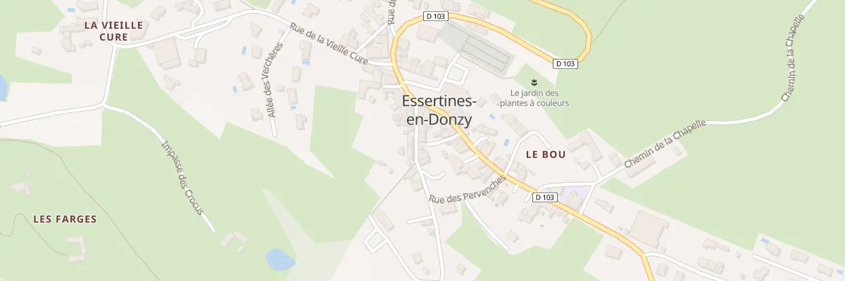 Plan du 43 Rue du Lavoir à Essertines-en-Donzy