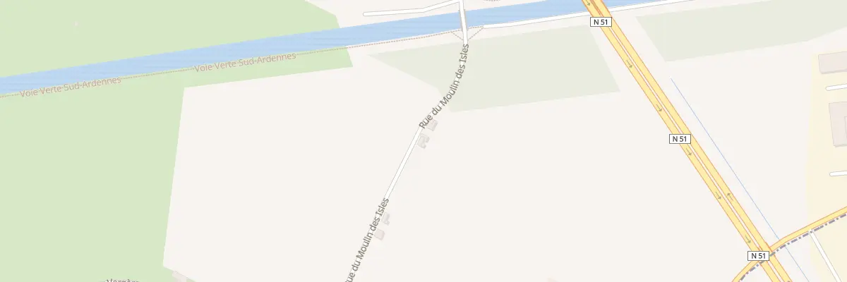 Plan du 28 Rue du Moulin des Isles à Acy-Romance