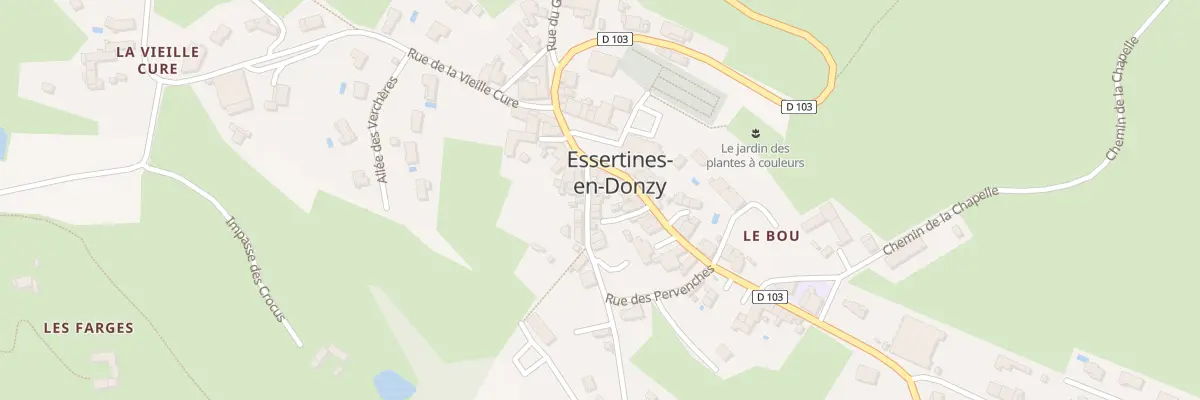Plan du 29 Rue du Lavoir à Essertines-en-Donzy