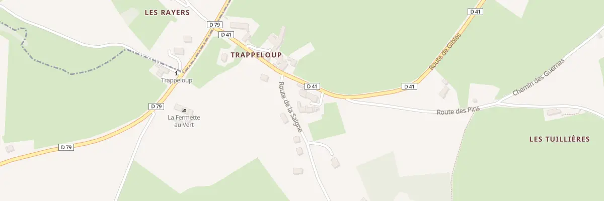 Plan du 55 Rte de la Saigne à Varennes-sous-Dun