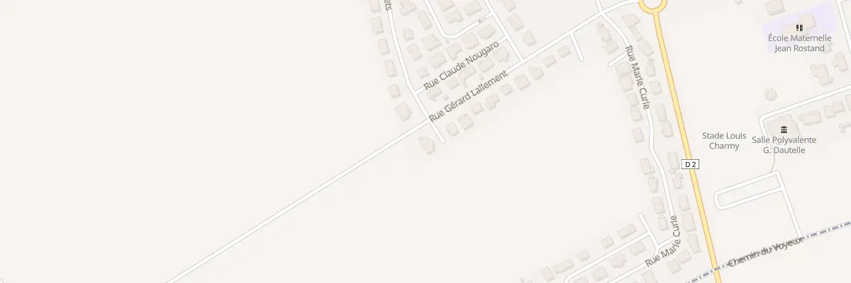 Plan du 2 Rue Louise Michel à Compertrix