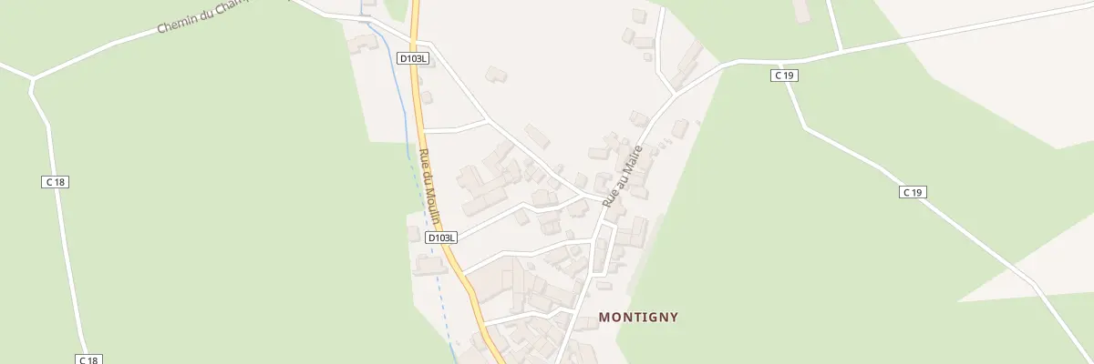 Plan du 8 Rue du Mugnier à Montigny-Montfort
