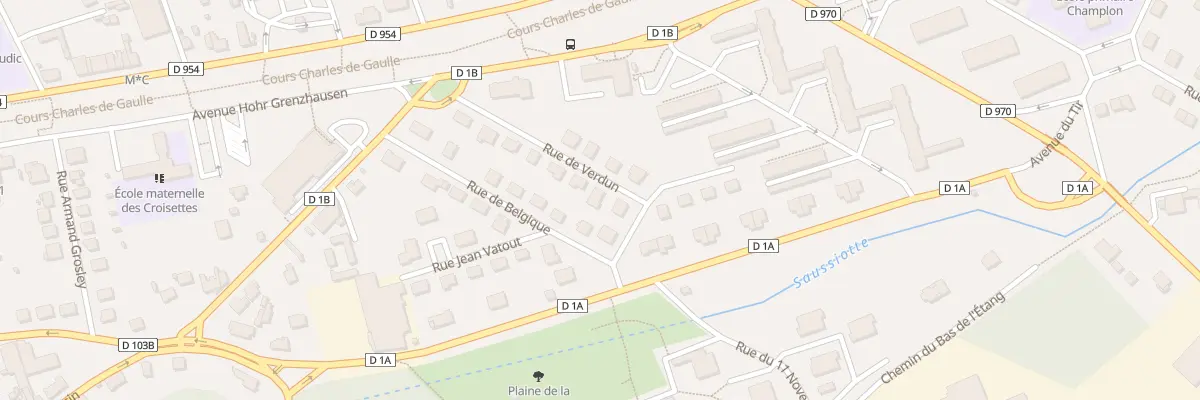 Plan du 14 Rue de Verdun à Semur-en-Auxois