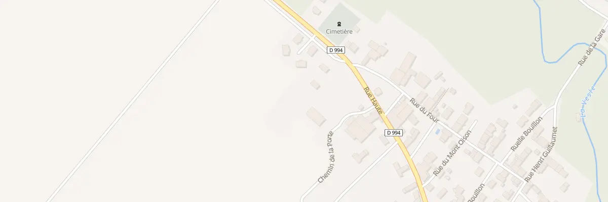 Plan du 31 Rue Haute à Bouy