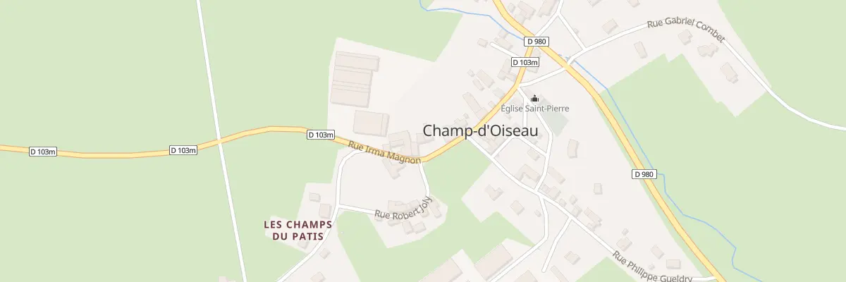 Plan du 5011 Champ d’Oiseau à Champ-d’Oiseau