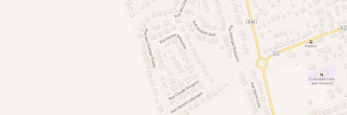 Plan du 6 Rue Edith Piaf à Compertrix