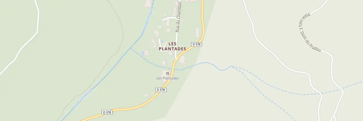 Plan du 193 Rte des Plantades à Laviolle