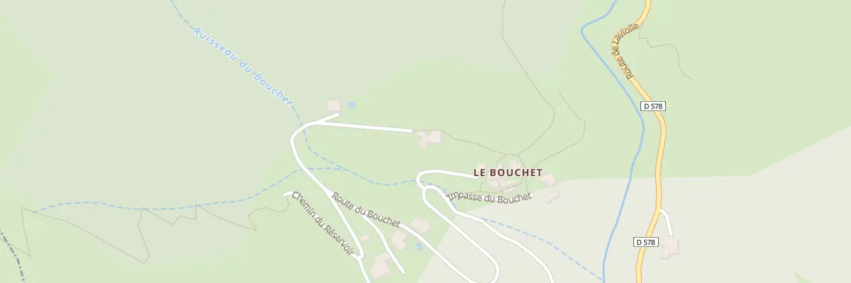 Plan du 5037 Le Bouchet à Vallées-d’Antraigues-Asperjoc