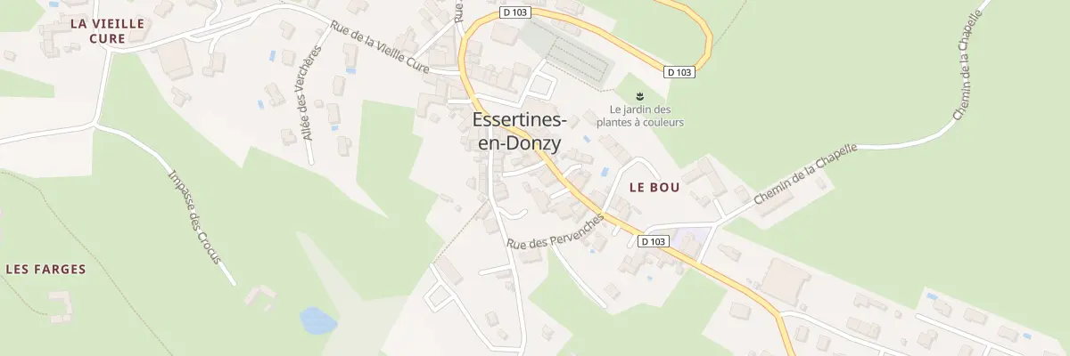 Plan du 5060 Le Bourg à Essertines-en-Donzy