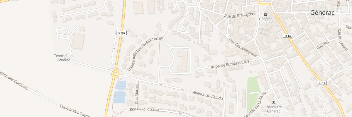 Plan du 1 Imp Cigaloun à Générac