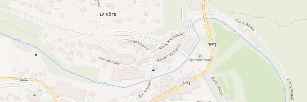 Plan du 2 Rue de St Pal à Dunières