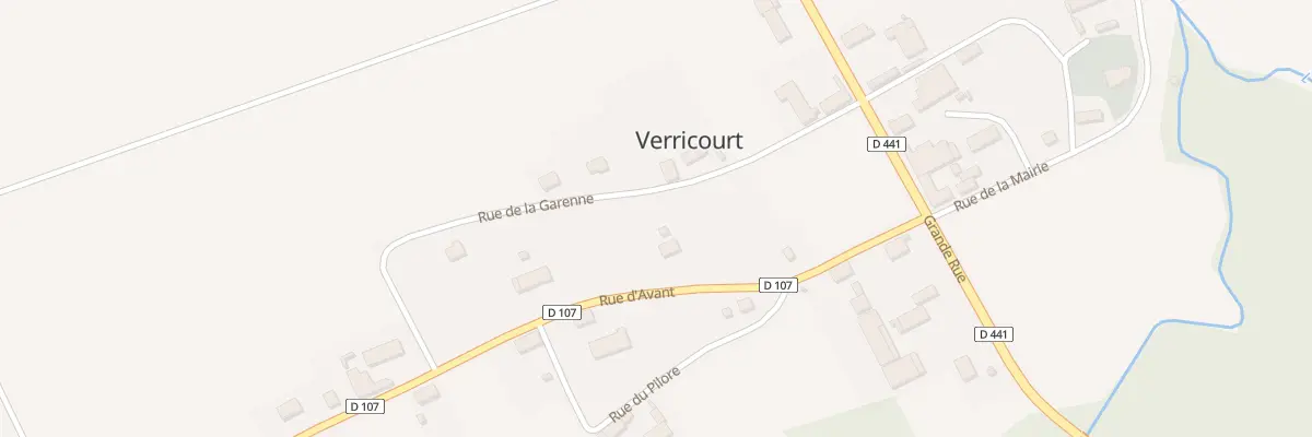 Plan du 8 Rue d’Avant à Verricourt