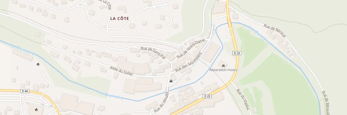 Plan du 3 Rue Notre Dame à Dunières