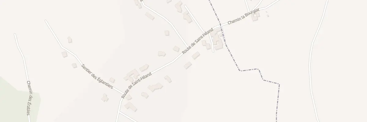 Plan du 876 Rte de Saint-Héand à Saint-Bonnet-les-Oules