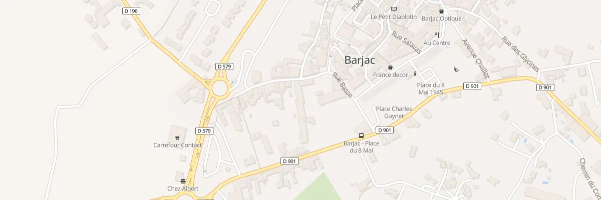Plan du 59 Rue Basse à Barjac