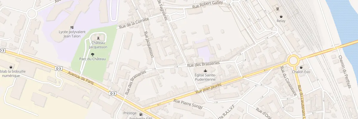 Plan du 16T Rue des Brasseries à Châlons-en-Champagne