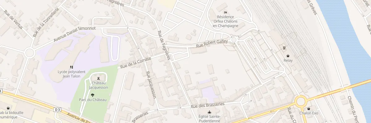 Plan du 26 Rue de Fagnières à Châlons-en-Champagne