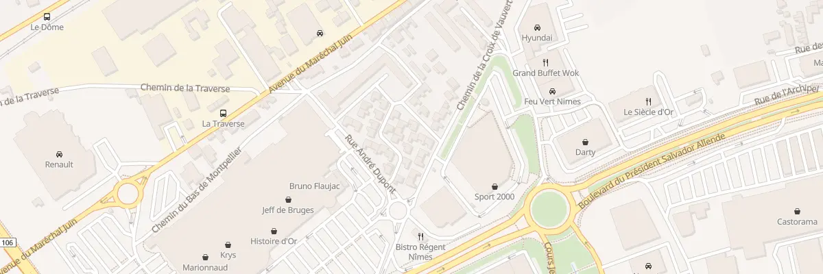 Plan du 22 Rue René Cassin à Nîmes