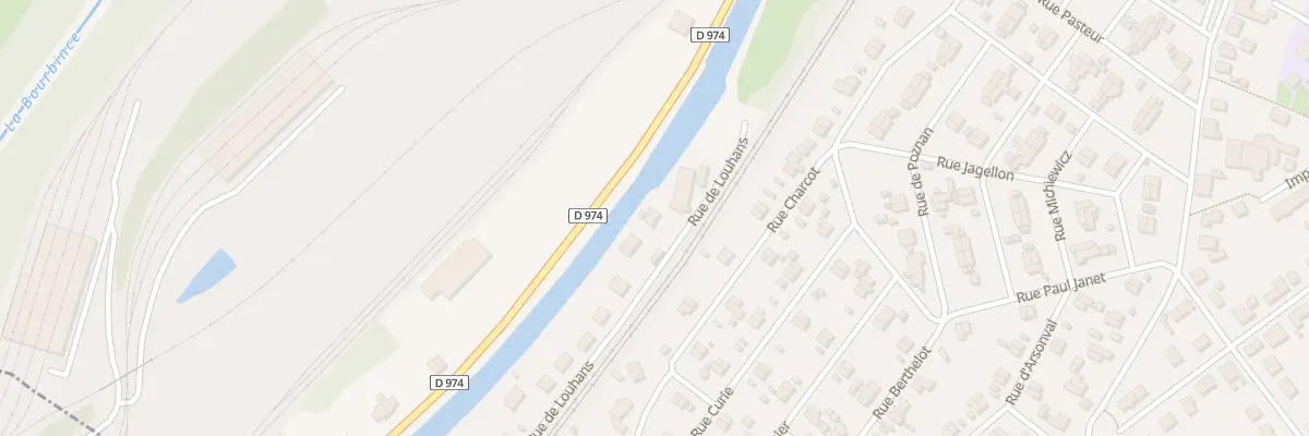 Plan du 6 Rue de Louhans à Montceau-les-Mines