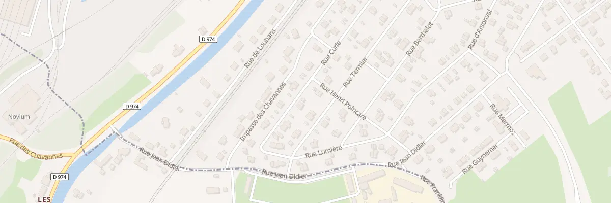 Plan du 17 Rue Curie à Montceau-les-Mines