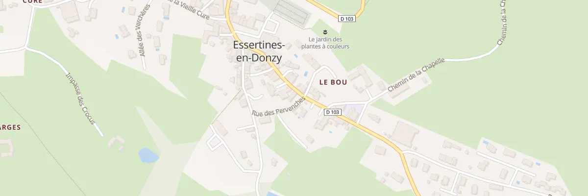 Plan du 941 Rte des Essarts à Essertines-en-Donzy