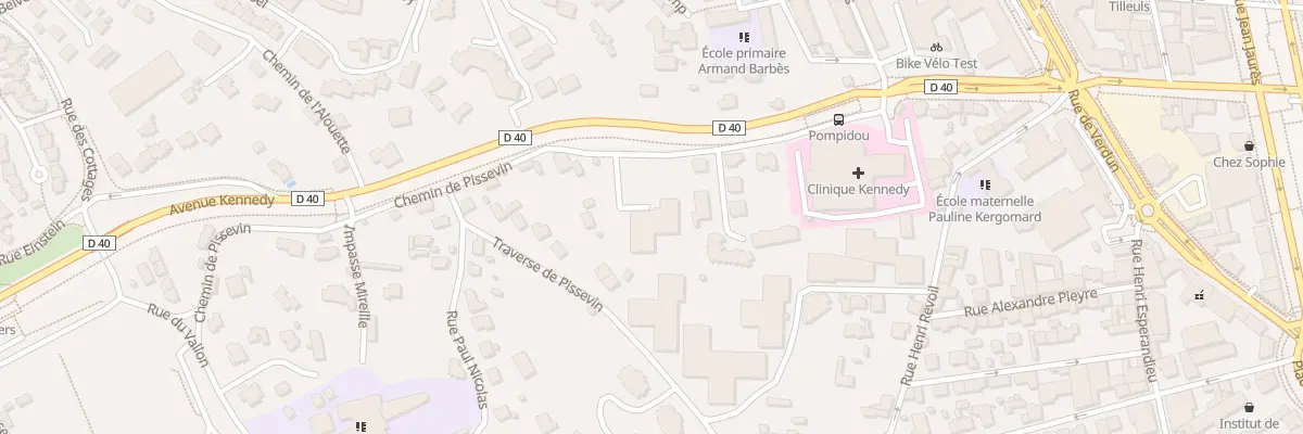 Plan du 355 Che de Pissevin à Nîmes