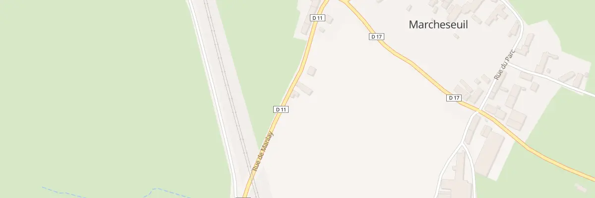 Plan du 9003 Rue de Manlay à Marcheseuil