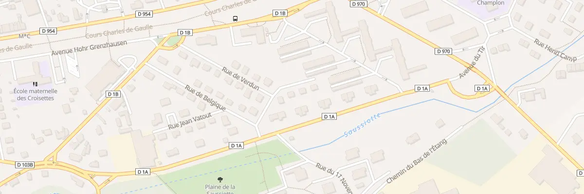 Plan du 2 Rue Claude de Saumaise à Semur-en-Auxois