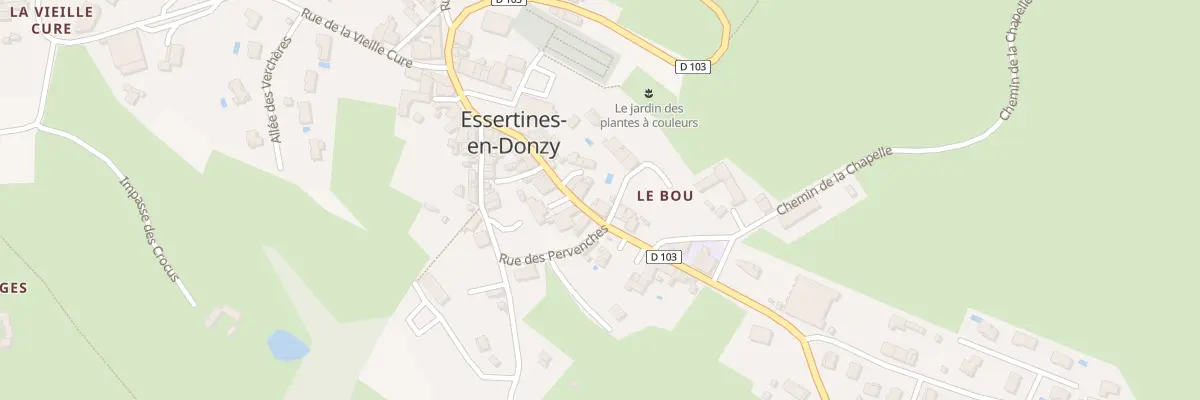 Plan du 948 Rte des Essarts à Essertines-en-Donzy