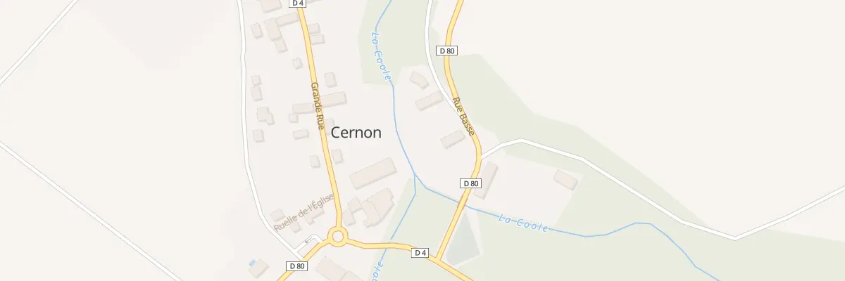 Plan du 3 Rue Basse à Cernon