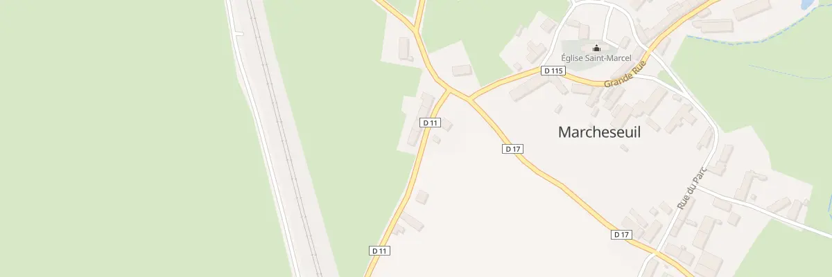 Plan du 6 Rue de Manlay à Marcheseuil