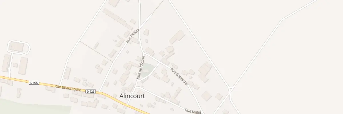 Plan du 5005 Le Village à Alincourt