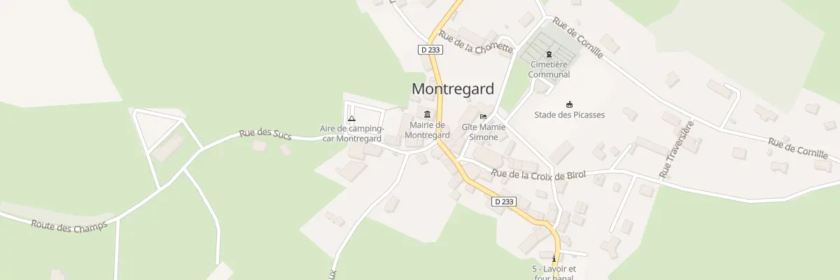Plan du 2 Rue des Sucs à Montregard