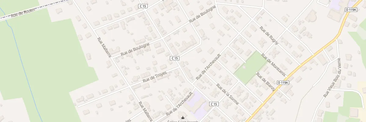 Plan du 26 Rue de St Berain sous Sanvigne à Montceau-les-Mines
