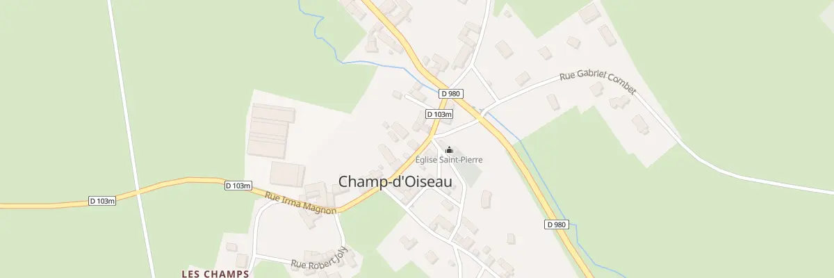 Plan du 5007 Champ d’Oiseau à Champ-d’Oiseau