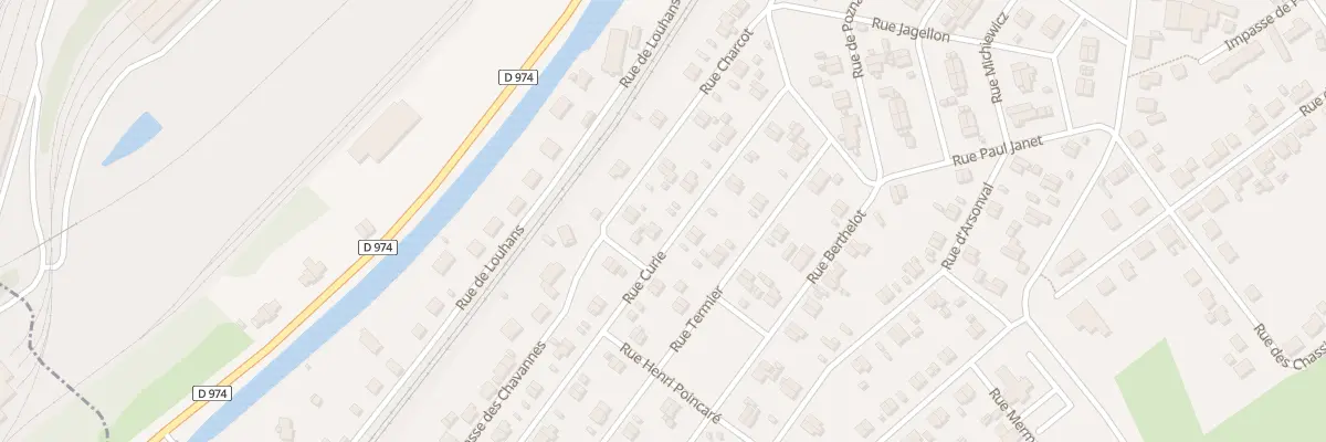 Plan du 14 Rue Curie à Montceau-les-Mines