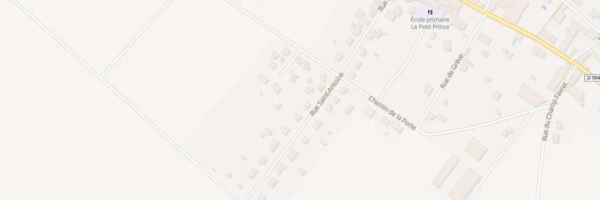Plan du 20 Rue Saint Antoine à Bouy