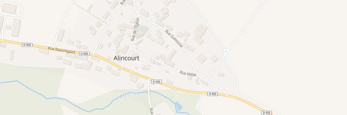 Plan du 5012 Le Village à Alincourt