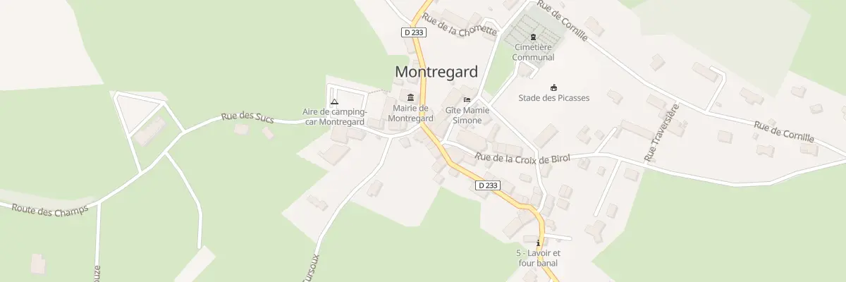 Plan du 4 Rue du Four Banal à Montregard