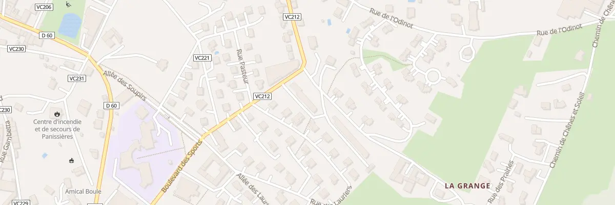 Plan du 25 Rue Clair Matin à Panissières