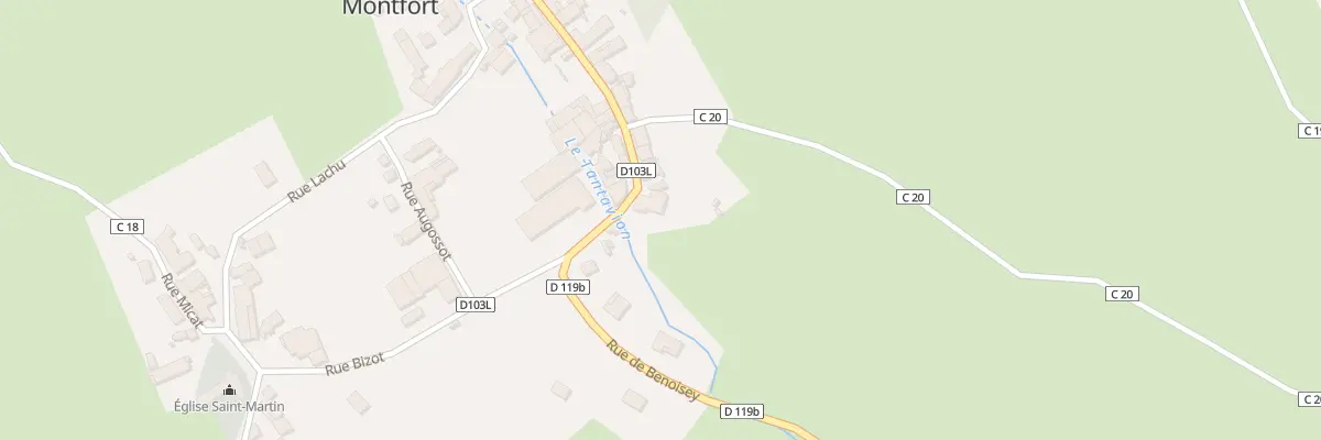 Plan du 21 Rue aux Soeurs à Montigny-Montfort