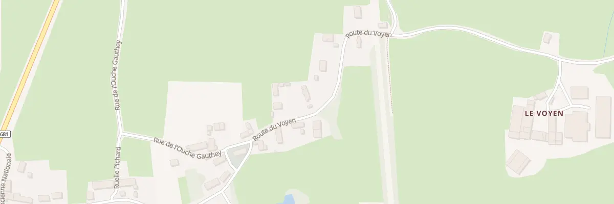 Plan du 9 Rte du Voyen à Cordesse