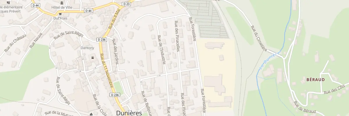 Plan du 6 Rue des Pinacelles à Dunières