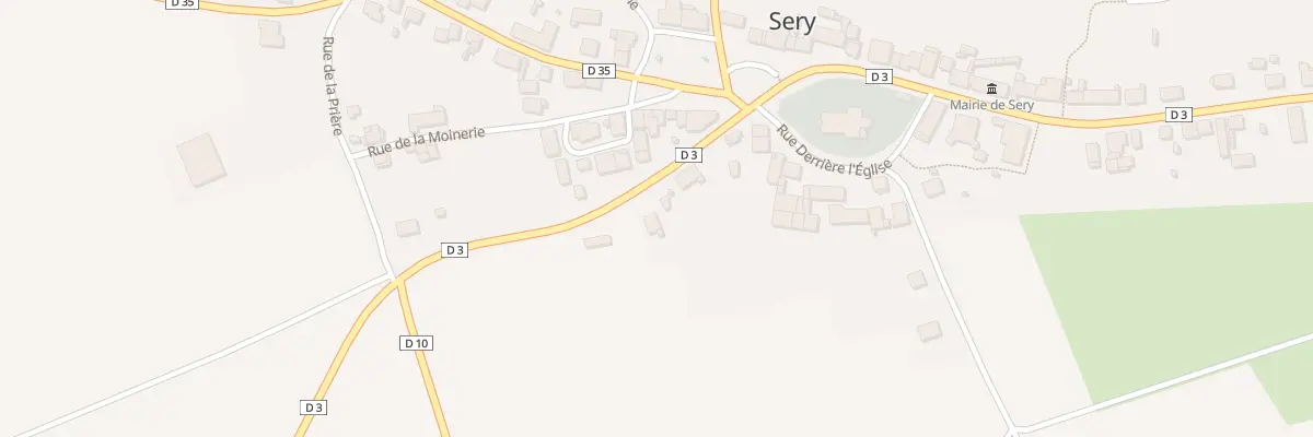 Plan du 3 Rue Thabeure à Sery