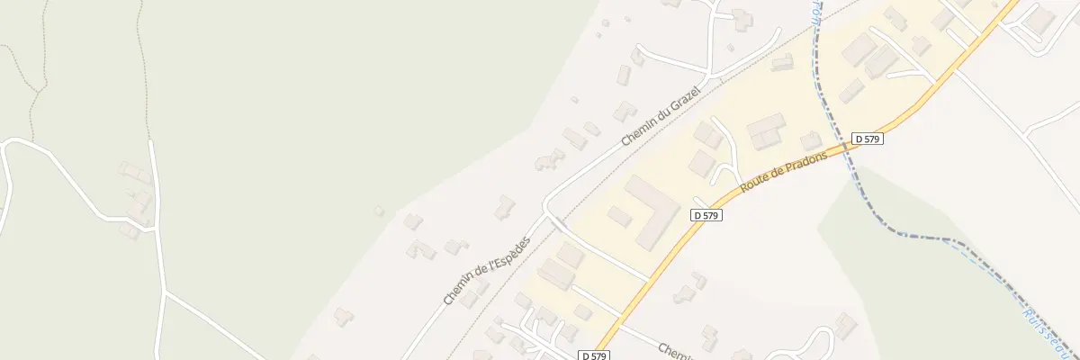 Plan du 35B Che du Grazel à Ruoms