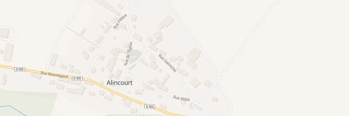 Plan du 5007 Le Village à Alincourt