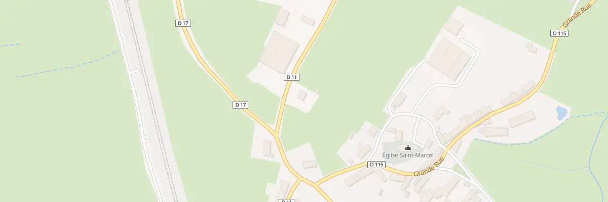 Plan du 5031 Derriere La Cure à Marcheseuil