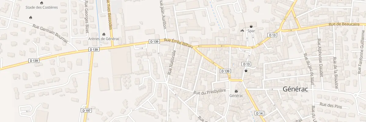 Plan du 8 Rue des Bons Enfants à Générac