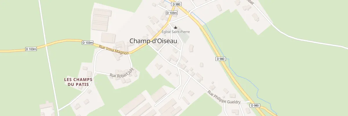 Plan du 5023 Champ d’Oiseau à Champ-d’Oiseau