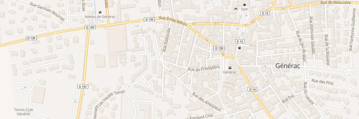 Plan du 13 Rue des Bons Enfants à Générac